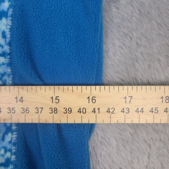Columbia Sportswear Blue 1/4 Zip Fleece Artic Air Jacket Sweater Womens Size S - Picture 5 of 10